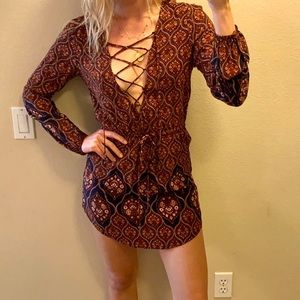 Tribal mini dress